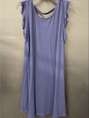 NWOT Lilly Pulitzer Dani Ruffle Sleeve Dress – Navy Blue | Size Large